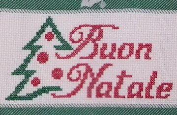 Strofinaccio Buon Natale - Particolare